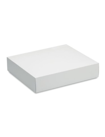 Couverture en coton  300 gr/m² - GUSTO Matières : coton Couleurs : blanc goodies personnalisé en stock