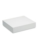 Couverture en coton  300 gr/m² - GUSTO Matières : coton Couleurs : blanc goodies personnalisé en stock