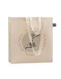 Sac Shopping Équitable Personnalisé OSOLE ++ Matières : coton Couleurs : beige impression haute définition