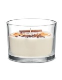 Bougie  en cire végétale 300g personnalisée CITRUS Matières : verre Couleurs : blanc