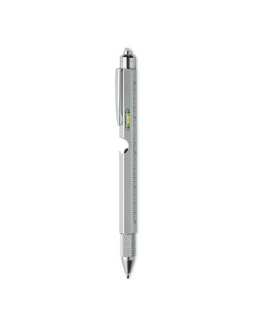 Stylo Niveau et Lampe Pratique et Innovant Personnalisé - RETOOL Matières : aluminium Couleurs : argenté mat livraison express 2