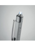 Stylo Niveau et Lampe Pratique et Innovant Personnalisé - RETOOL Matières : aluminium Couleurs : argenté mat cadeau collaborateu