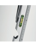 Stylo Niveau et Lampe Pratique et Innovant Personnalisé - RETOOL Matières : aluminium Couleurs : argenté mat accessoire événemen