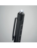 Stylo Niveau et Lampe Pratique et Innovant Personnalisé - RETOOL Matières : aluminium Couleurs : noir impression logo haute qual