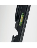 Stylo Niveau et Lampe Pratique et Innovant Personnalisé - RETOOL Matières : aluminium Couleurs : noir cadeau client original