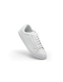 Baskets personnalisées en PU Taille 40 - BLANCOS Matières : PU Couleurs : blanc personnalisable avec votre logo
