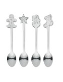Set de 4 Cuillères à Thé de Noël CHIP SET