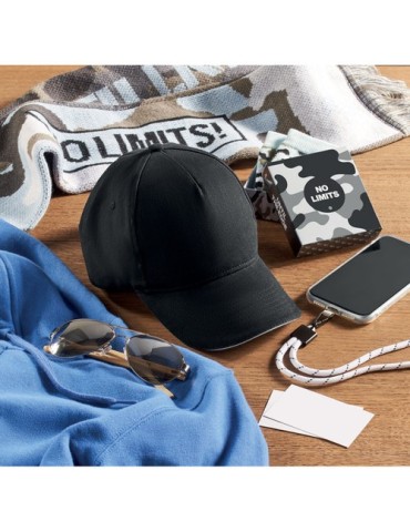 Casquette 5 Pans Personnalisée Éco-responsable | SINGA marquage laser ultra précis