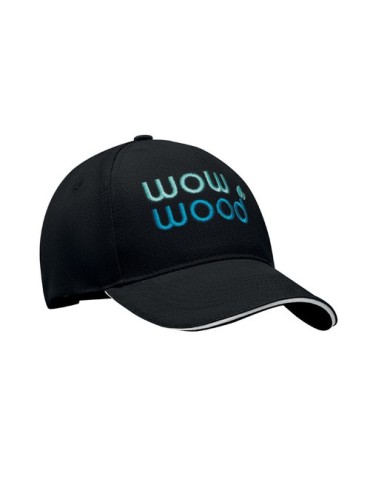 Casquette 5 Pans Personnalisée Éco-responsable | SINGA marquage couleur éclatante