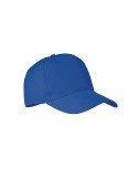 Casquette Éco-responsable à 5 pans RPET Personnalisée | SENGA Matières : PET recyclé Couleurs : bleu royal