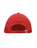 Casquette Éco-responsable à 5 pans RPET Personnalisée | SENGA Matières : PET recyclé Couleurs : rouge impression logo haute qual