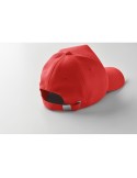 Casquette Éco-responsable à 5 pans RPET Personnalisée | SENGA Matières : PET recyclé Couleurs : rouge cadeau entreprise pas cher