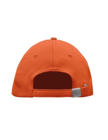Casquette Éco-responsable à 5 pans RPET Personnalisée | SENGA Matières : PET recyclé Couleurs : orange cadeau affaires élégant