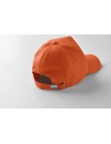 Casquette Éco-responsable à 5 pans RPET Personnalisée | SENGA Matières : PET recyclé Couleurs : orange objet promotionnel éco-re