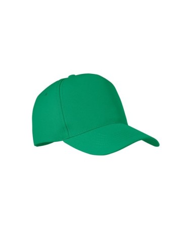 Casquette Éco-responsable à 5 pans RPET Personnalisée | SENGA Matières : PET recyclé Couleurs : vert cadeau entreprise pas cher