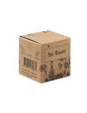 Bombe Éco-responsable de Graines de Fleurs d'Abeille - BOMBI II Matières : papier Couleurs : beige personnalisable avec votre lo