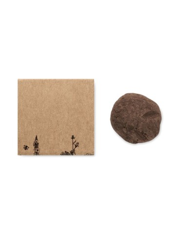 Bombe Éco-responsable de Graines de Fleurs d'Abeille - BOMBI II Matières : papier Couleurs : beige goodies publicitaire événemen
