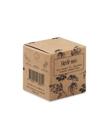 Kit de culture personnalisé d'herbes aromatiques pas cher - BOMBI III Matières : papier Couleurs : beige 2