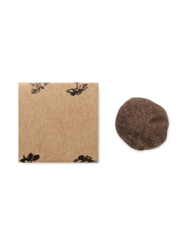 Kit de culture personnalisé d'herbes aromatiques pas cher - BOMBI III Matières : papier Couleurs : beige goodies publicitaire év