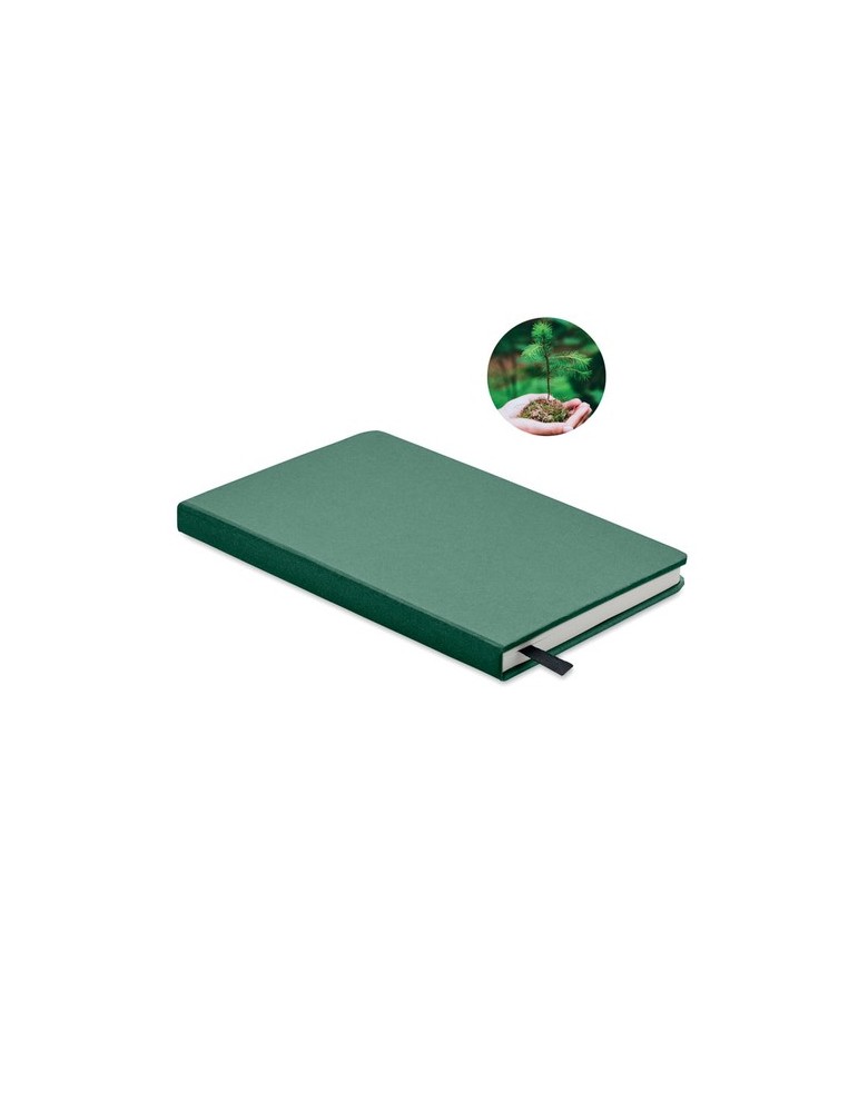 Carnet A5 Éco-responsable en papier recyclé Personnalisable - GROW