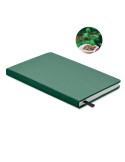 Carnet A5 Éco-responsable en papier recyclé Personnalisable - GROW