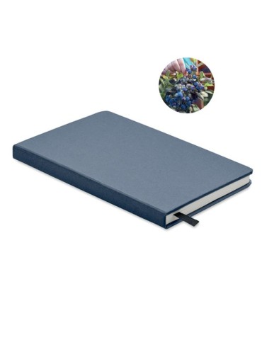 Carnet A5 Éco-responsable en papier recyclé Personnalisable - GROW impression haute définition