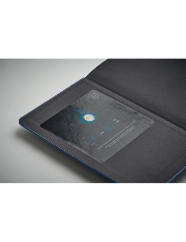 Carnet A5 Éco-responsable en papier recyclé Personnalisable - GROW objet publicitaire robuste