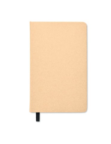 Carnet A5 Éco-responsable en papier recyclé Personnalisable - GROW Matières : papier recyclé Couleurs : beige livraison express 