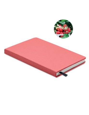 Carnet A5 Éco-responsable en papier recyclé Personnalisable - GROW cadeau entreprise pas cher