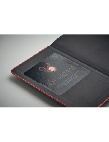 Carnet A5 Éco-responsable en papier recyclé Personnalisable - GROW marquage couleur éclatante