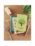Carnet A5 Éco-responsable en papier recyclé Personnalisable - GROW accessoire événementiel unique