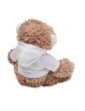 Peluche Singe Unique Cadeau Publicitaire - LENNY Matières : PET Couleurs : blanc personnalisable avec votre logo