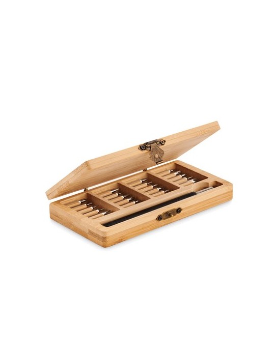 Set d'outils 24 pièces BAMTOOL - Précision et Écologie Personnalisé Set d'outils 24 pièces BAMTOOL - Précision et Écologie Personnalisé