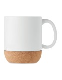 Tasse personnalisée en céramique mate et liège - MATT, cadeau idéal  Matières : grès Couleurs : blanc cadeau entreprise pas cher