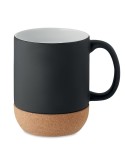 Tasse personnalisée en céramique mate et liège - MATT, cadeau idéal  Matières : grès Couleurs : noir personnalisable avec votre 