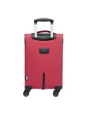 Valise cabine  personnalisée 600D - VOYAGE Matières : PET recyclé Couleurs : rouge objet promotionnel éco-responsable