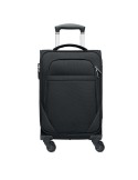 Valise cabine  personnalisée 600D - VOYAGE Matières : PET recyclé Couleurs : noir marquage laser ultra précis