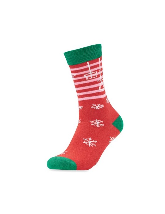 Chaussettes de Noël Joyful L - Écologiques et Festives Chaussettes de Noël Joyful L - Écologiques et Festives