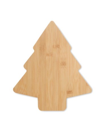 Plat de Service de Noël VIRAM en Bambou