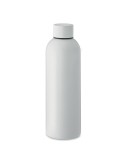 Bouteille simple paroi personnalisable 750 ml ATHENA PLUS Couleurs : blanc Matières : acier inoxydable recyclé