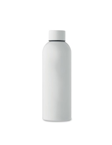 Bouteille simple paroi personnalisable 750 ml ATHENA PLUS Couleurs : blanc Matières : acier inoxydable recyclé personnalisation 