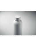 Bouteille simple paroi personnalisable 750 ml ATHENA PLUS Couleurs : blanc Matières : acier inoxydable recyclé marquage couleur 