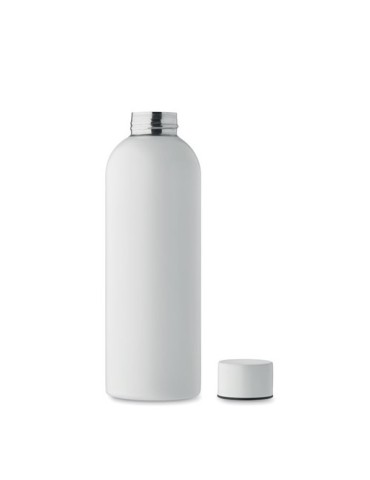 Bouteille simple paroi personnalisable 750 ml ATHENA PLUS Couleurs : blanc Matières : acier inoxydable recyclé cadeau affaires é