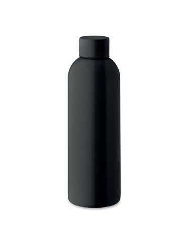 Bouteille simple paroi personnalisable 750 ml ATHENA PLUS Couleurs : noir Matières : acier inoxydable recyclé goodies publicitai