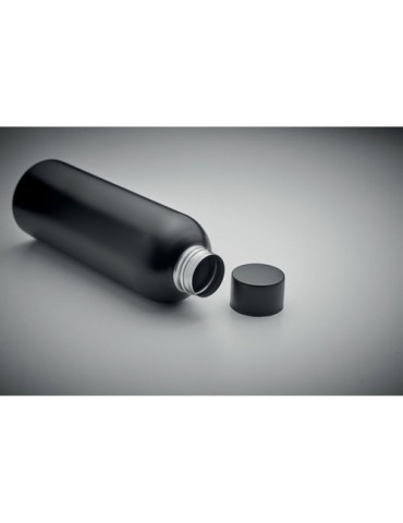 Bouteille simple paroi personnalisable 750 ml ATHENA PLUS Couleurs : noir Matières : acier inoxydable recyclé livraison express 
