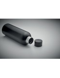 Bouteille simple paroi personnalisable 750 ml ATHENA PLUS Couleurs : noir Matières : acier inoxydable recyclé livraison express 