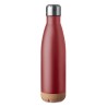 Bouteille isotherme double paroi  de 500 ml en acier inoxydable - ASPEN CORK Matières : acier inoxydable Couleurs : bordeaux imp