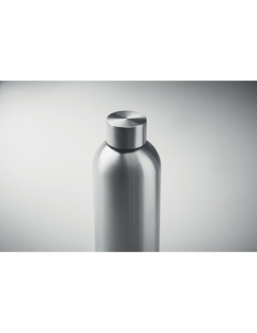 Bouteille simple paroi personnalisable 750 ml ATHENA PLUS Couleurs : argenté mat Matières : acier inoxydable recyclé impression 