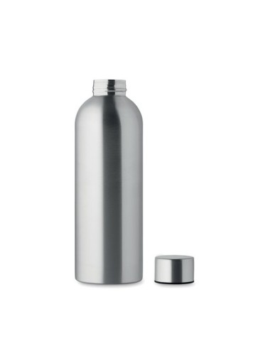 Bouteille simple paroi personnalisable 750 ml ATHENA PLUS Couleurs : argenté mat Matières : acier inoxydable recyclé personnalis