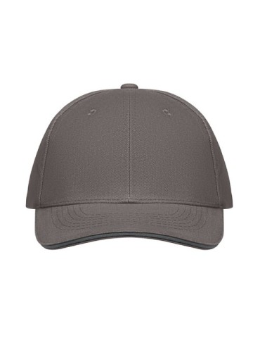 Casquette baseball 6 pans publicitaire BUFFALO Matières : coton Couleurs : gris personnalisation rapide en France